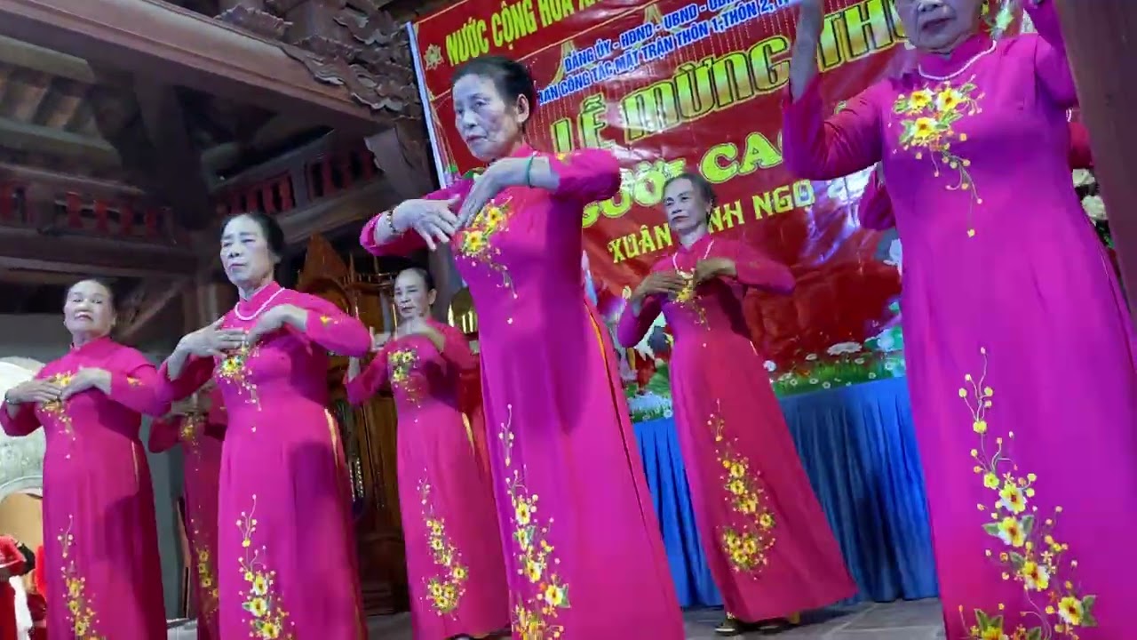 ngày 20 tháng 2, 2026 .Đội tâm lăng làng An Định múa nhân ngày mừng thọ .