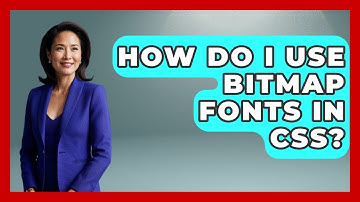 How Do I Use Bitmap Fonts In CSS? - Graphic Design Nerd
