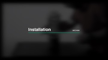 Meca500 Installation video