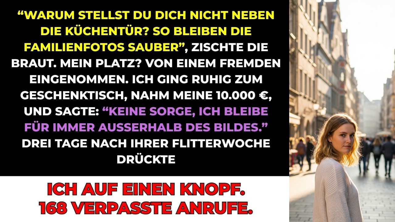 Auf Der Hochzeit Meines Bruders Setzte Die Braut Mich An Die Küchentür – Also Ich