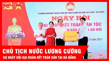 Chủ tịch nước Lương Cường vào vùng lũ, dự Ngày hội Đại đoàn kết toàn dân tại Đà Nẵng | Tin tức