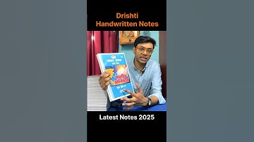 Drishti IAS Handwritten Notes | Upsc GS Notes 2025 | V.K. Trivedi Sir | Kumar Amit Sir | 😱📚