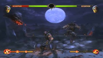 Scorpion 68% Midscreen Combo MK9