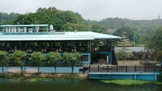 峨眉湖綠光水岸餐廳空拍 