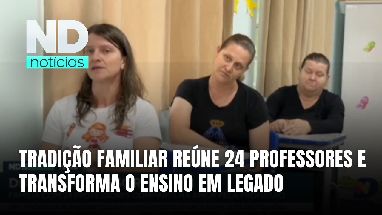 História da família Bianchi mostra como o amor por ensinar passa entre gerações