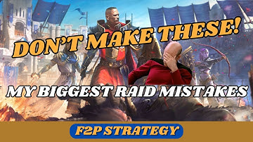 My Biggest RAID Regrets! | F2P Strategy | RAID: Shadow Legends