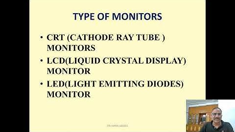 Computer Peripherals and Interfacing Working of CRT 2