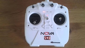 Hobbyking Nova / CX20 Quad drone transmitter voltage display mod.