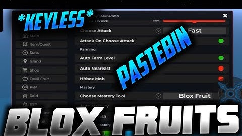 BLOX FRUITS Script / Hack Mobile PASTEBIN 2024 | Auto Farm, Auto Farm Chest, Race V4 *NO KEY*