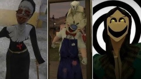 Chase Music | Evil Nun vs Ice Scream 3 vs Smiling X Corp 2