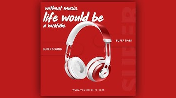 Motion Graphic Animation Ads using Photoshop & Premiere Pro