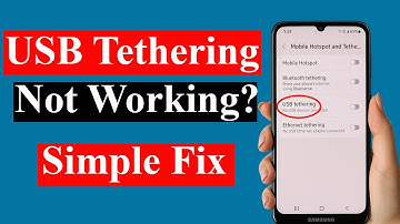 100 % FIXED! - USB Tethering Not Working Only Charging