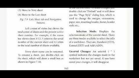 11 th Comp Application ch 7 part I Working With OpenOffice Calc part 4