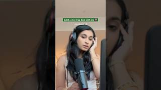watch me build a trap beat w/ Indian instruments 🎹🥹 #femaleproducer #desimusic #looper #songwriter