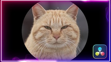 How To Circle Crop a Video l Davinci Resolve 19