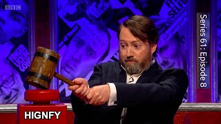 Have I Got News for You S61 E8 (28 May 21). David Mitchell, Rev Richard Coles, Janey Godley. HIGNFY.