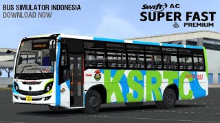 Ksrtc Swift Ac Superfast Premium Livery - Bussid - Download Now