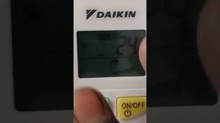 How to Daikin romote lock #hvac #aircondition #daikin