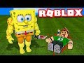 CUIDADO con BOB ESPONJA GIGANTE en ROBLOX !!