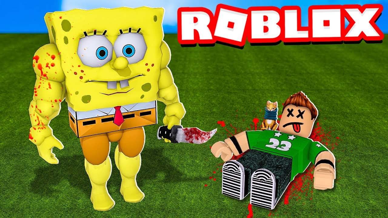 Cuidado Con Bob Esponja Gigante En Roblox Youtube - cuidado con este bob esponja en roblox youtube