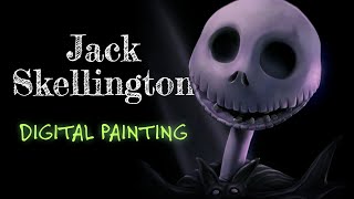 JACK SKELLINGTON - Digital Art Speed Painting 🎃