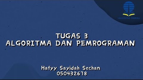 TUGAS 3 ALGORITMA DAN PEMROGRAMAN | MEMBUAT PROGRAM SEDERHANA MENGGUNAKAN OPERATOR, IF, DAN ARRAY