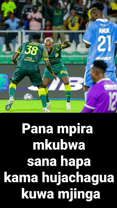 Pana mpira mkubwa sana hapa kama hujachagua kuwa mjinga