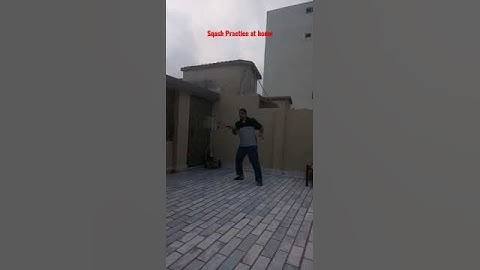 Squash Practice at Home l Play Squash