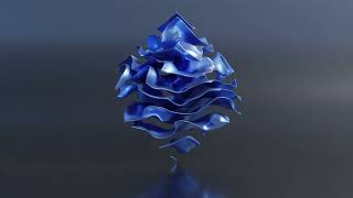 Thin Abstract Cube made with Blender 3.3