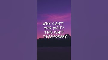 Thumbnail of The Chainsmokers, Bob Moses - Why Can't You Wait (Lyrics) #shorts