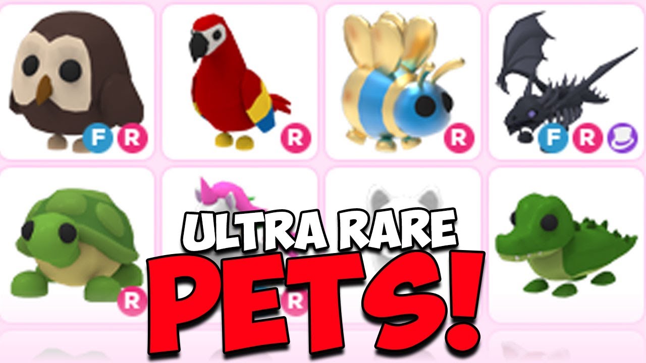 Some Ultra Rare Pets In Roblox Adopt Me! YouTube