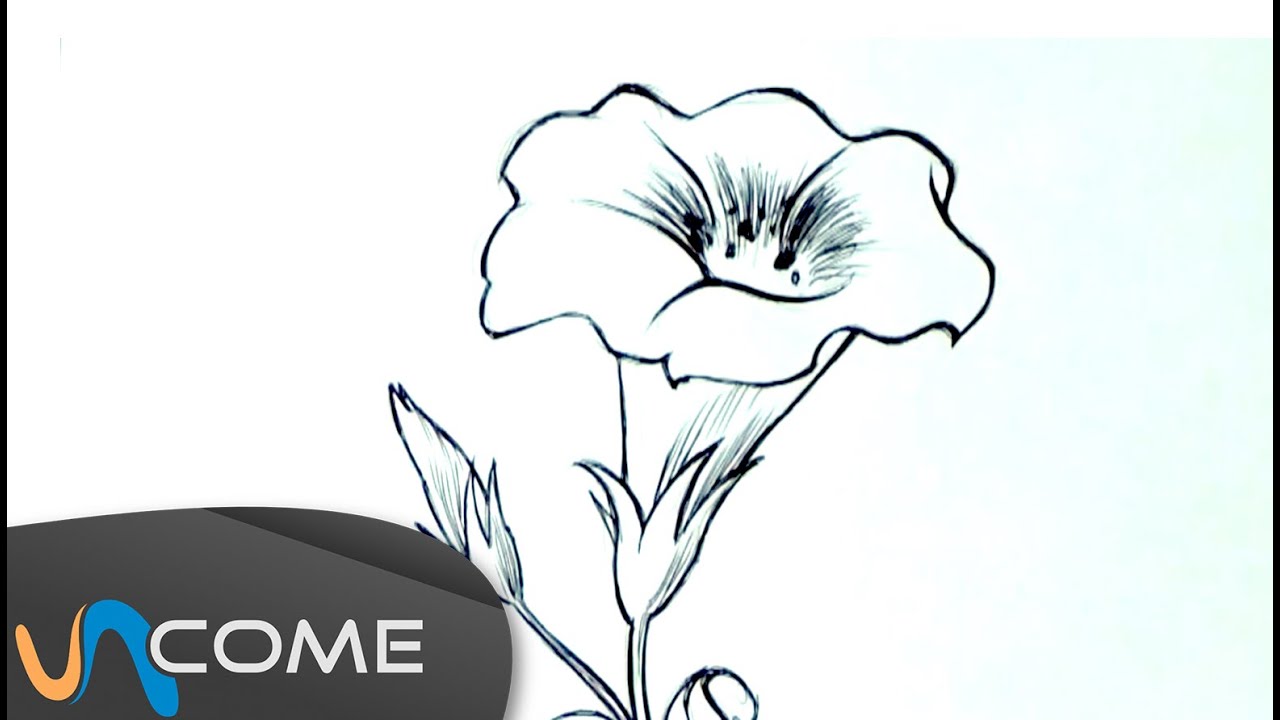 Disegna un fiore facilmente! youtube Rose da disegnare facili