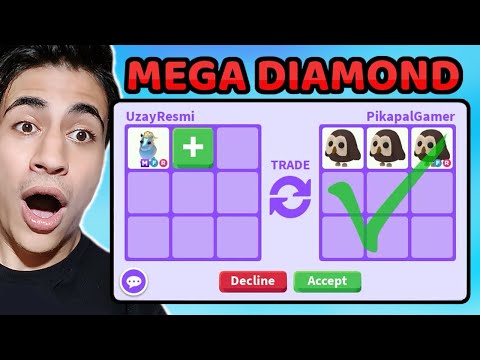 MEGA DİAMOND UNİCORN TRADE !! 3 Owl Pet Verdi ( Roblox Adopt Me )