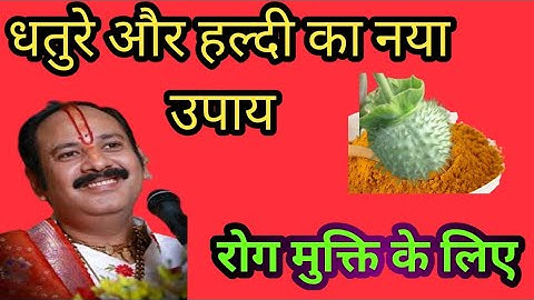 रोग मुक्ति के लिए, हल्दी और धतुरे का नया उपाय, प्रदीप मिश्रा जी।। Dhatura Or Haldi Ka Upay।।