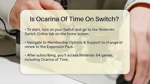 Is Ocarina Of Time On Switch? - Video Gamers Vault