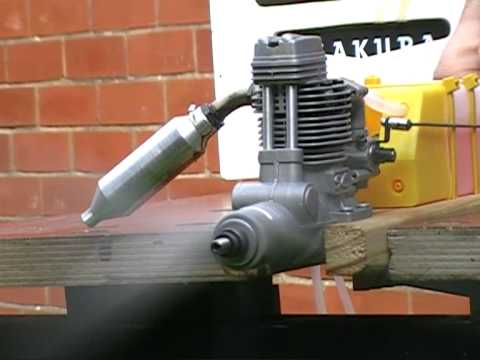 Sc52 Engine SC 52 4 Stroke Engine Run - YouTube