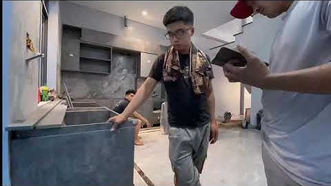 Qui trình lắp đặt/thi công tủ bếp gỗ công nghiệp An Cường