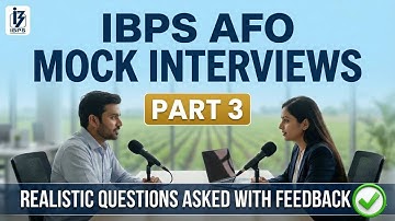 IBPS AFO Mock Interview Recording 3 Real Interview Questions Feedback #ibpsafo2025 #ibpsafointerview