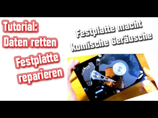 Festplatte Reparieren Daten Retten Festplatte Macht Gerausche Und Wird Nicht Erkannt Youtube