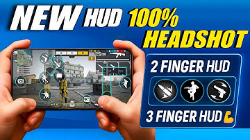 Best Custom HUD Setting in Free Fire (2-Finger & 3-Finger) 2025 🔥
