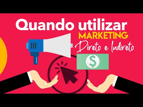 Vídeo: Diferença Entre Marketing Direto E Marketing Indireto