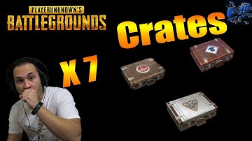 What Can We Get Out Of This 7 Crates?? PUBG PlayerUnknown