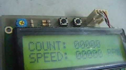 บอร์ดวัดความเร็วรอบจาก Encoder Motor