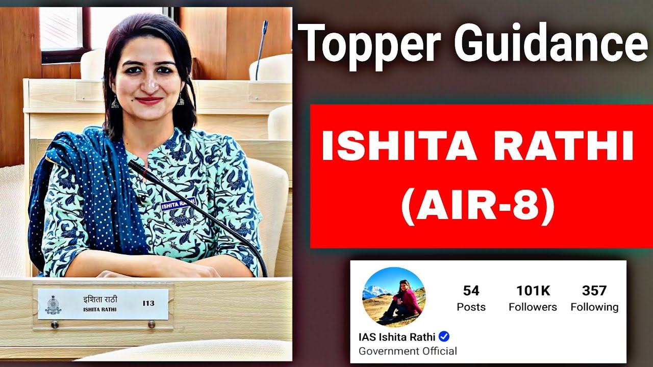 Isitha Ratti Ias IAS Ishita Rathi AIR-8 Study Discuss with Aspirants Feelings #upsc # ...