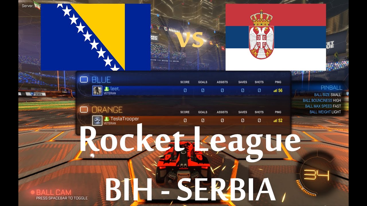 Rocket League * BOSNIA&HERZEGOVINA vs. SERBIA * - YouTube