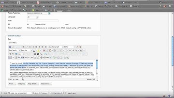 Working with Custom HTML Modules in Joomla 1.7