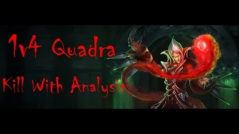 Vladimir 1v4 Quadra-kill Breakdown