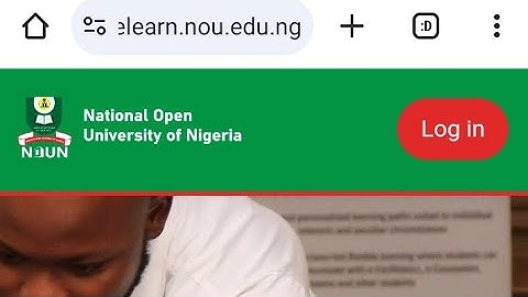 How To Login to your NOUN E-learning Portal #noun #nationalopenuniversity