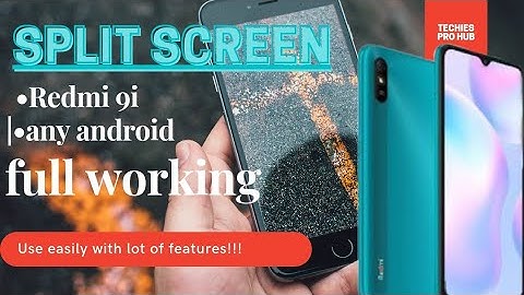 Split screen | in any android | redmi 9i |100% working | Multiscreening!!!