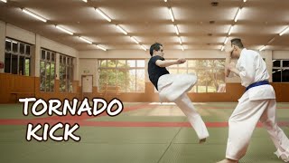 Kaiten Mawashi Geri (Tornado Kick) | Full Contact Karate